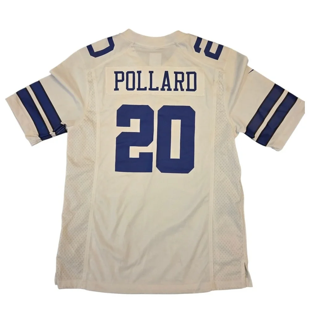Nike Dallas Cowboys Tony Pollard 20 Jersey White Mens Medium 87NM-DCGR-7RF-00L